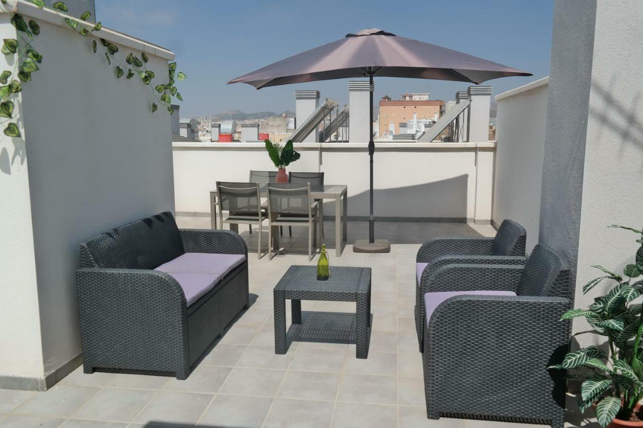 Penthouse Apartment & Pool Malaga Center Málaga Exterior foto